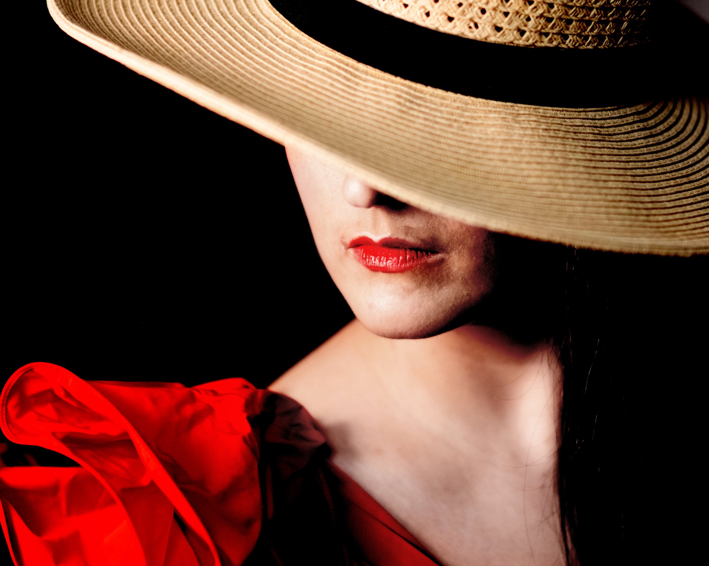 14 portrait hat red